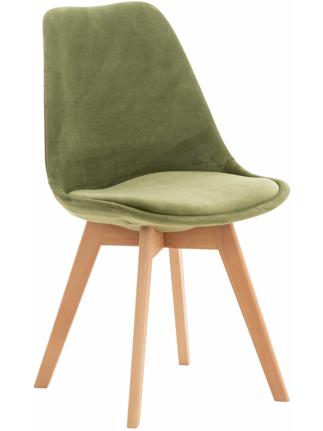 Scaun Linares Velvet, verde deschis