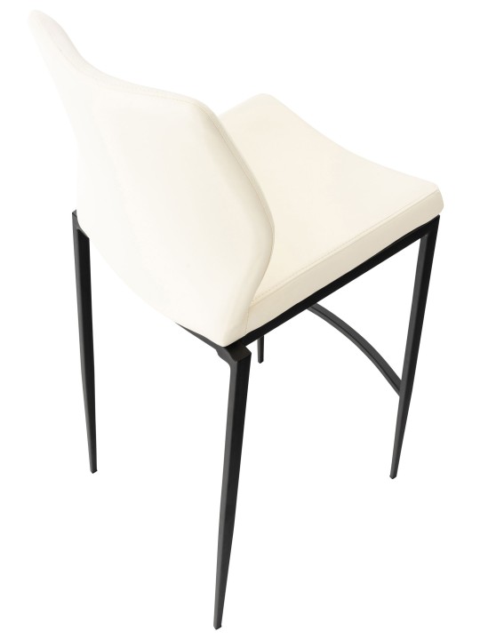 Scaun de bar Matola imitatie piele, crem Scaun de bar Matola imitatie piele, crem