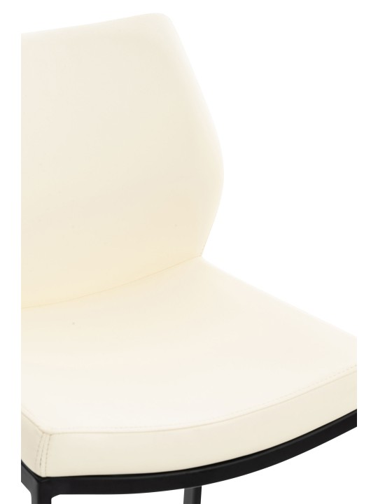 Scaun de bar Matola imitatie piele, crem Scaun de bar Matola imitatie piele, crem