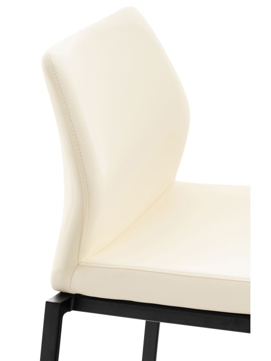 Scaun de bar Matola imitatie piele, crem Scaun de bar Matola imitatie piele, crem