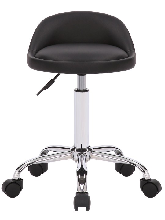 Scaun de lucru Teramo imitatie piele, negru