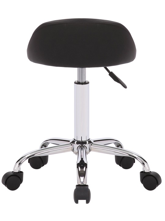 Scaun de lucru Teramo imitatie piele, negru