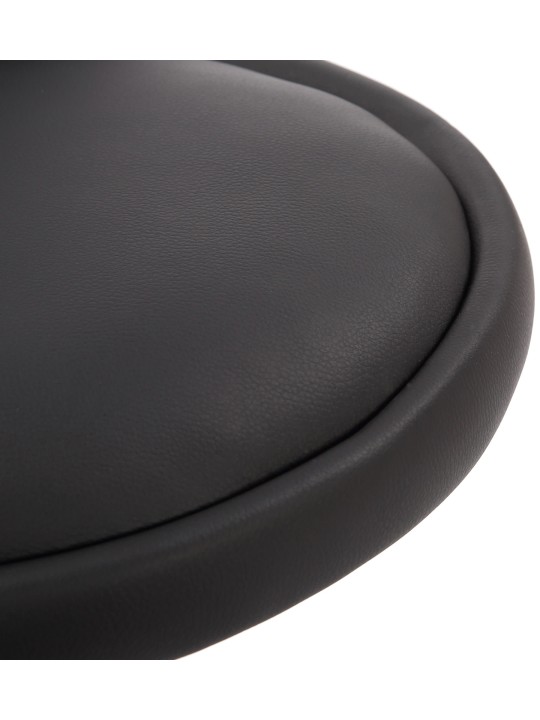 Scaun de lucru Teramo imitatie piele, negru