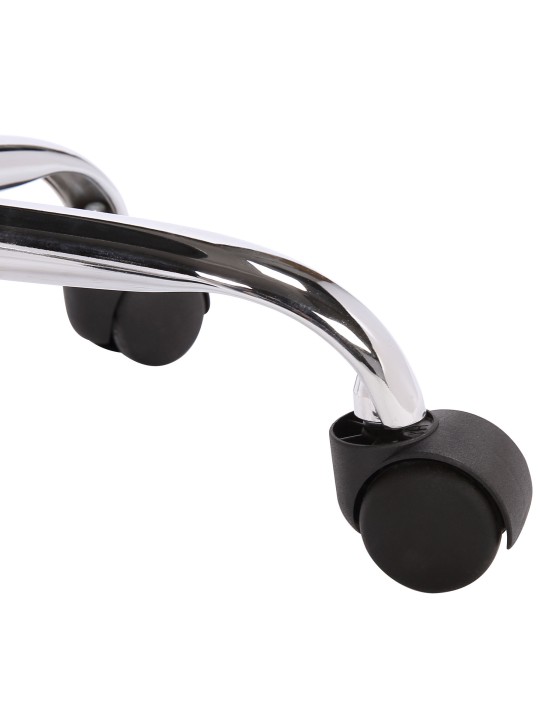 Scaun de lucru Teramo imitatie piele, negru