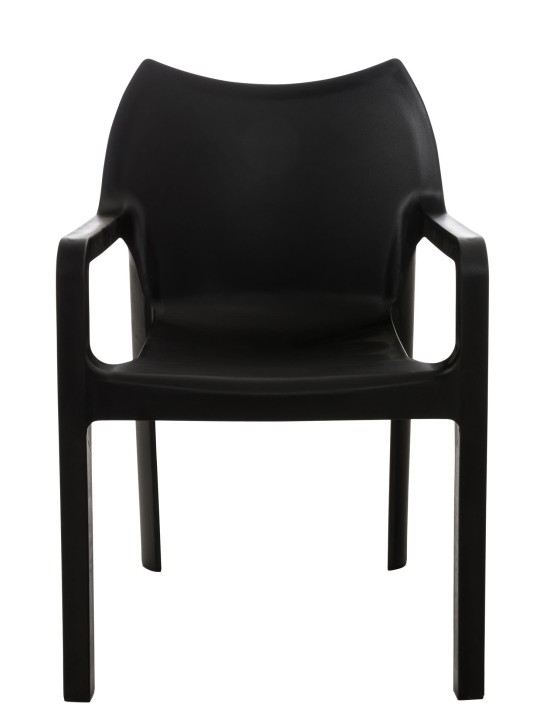 SET 2 scaune stivuitoare DIVA, negru SET 2 scaune stivuitoare DIVA, negru