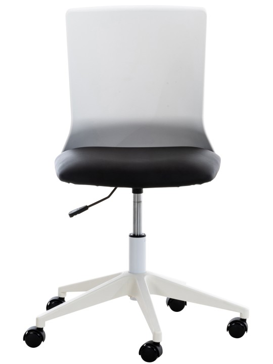 Scaun de birou Apolda imitatie piele, negru