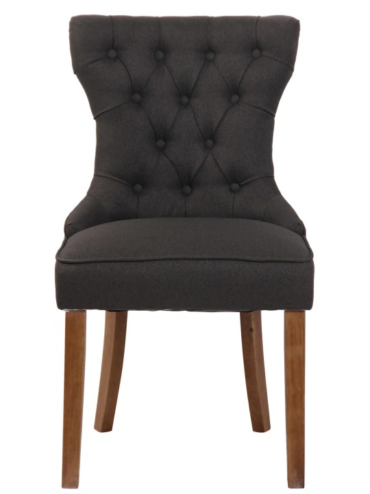 Scaun Franca stofa antic-luminoasa, gri închis