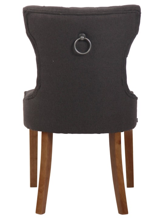 Scaun Franca stofa antic-luminoasa, gri închis