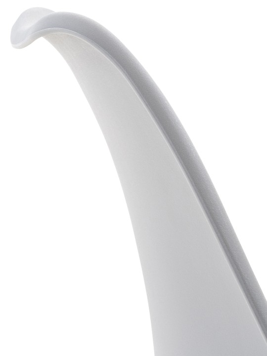 Set 4 scaune Linares plastic, gri/gri