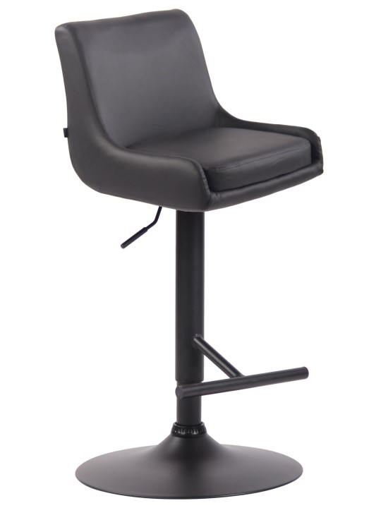 Scaun de bar Club imitatie piele, gri