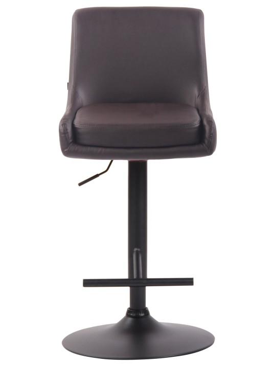 Scaun de bar Club imitatie piele, maro