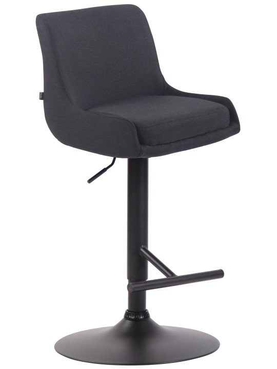 Scaun de bar tesatura club, negru