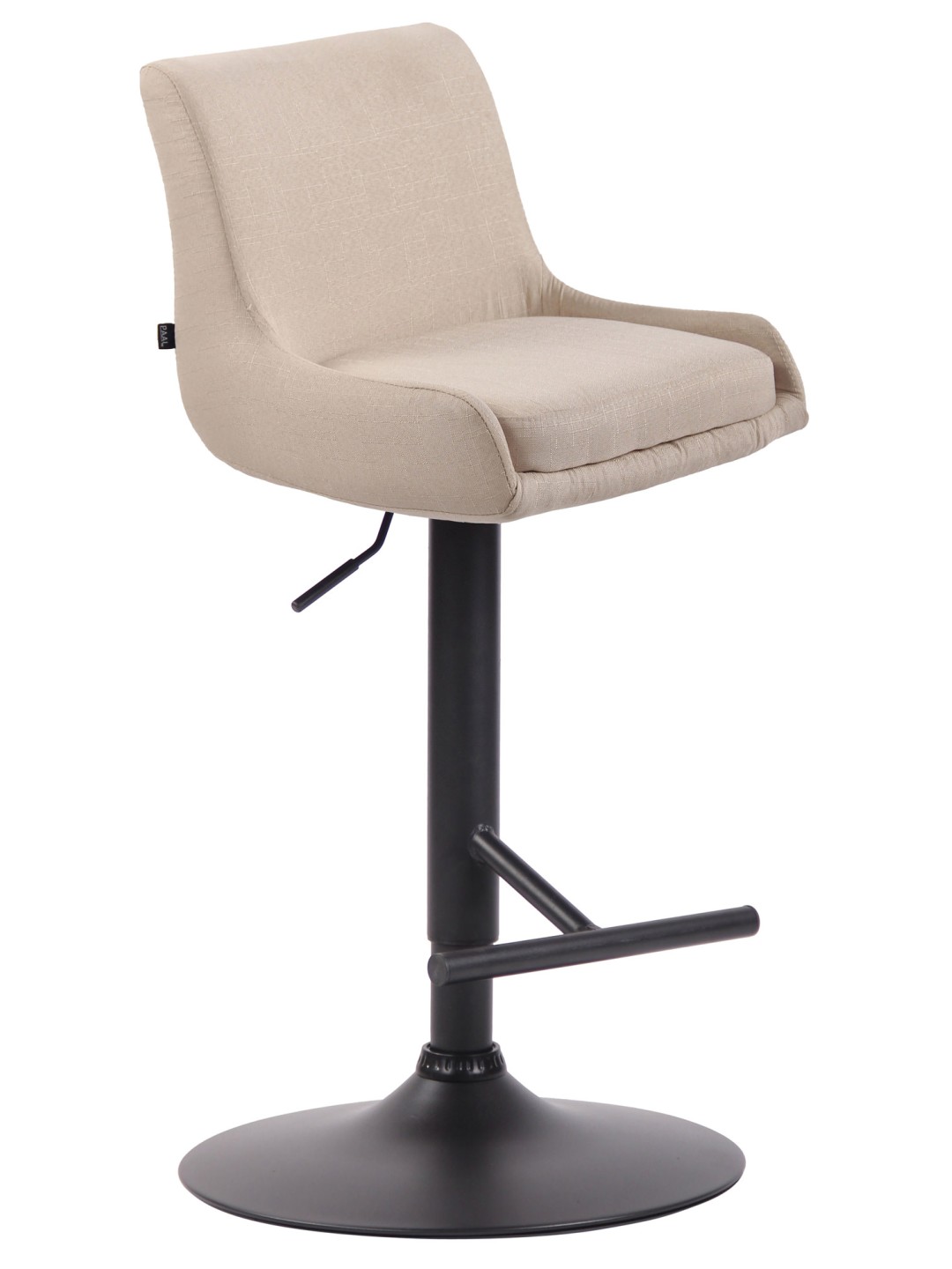 Scaun de bar tesatura club, crem