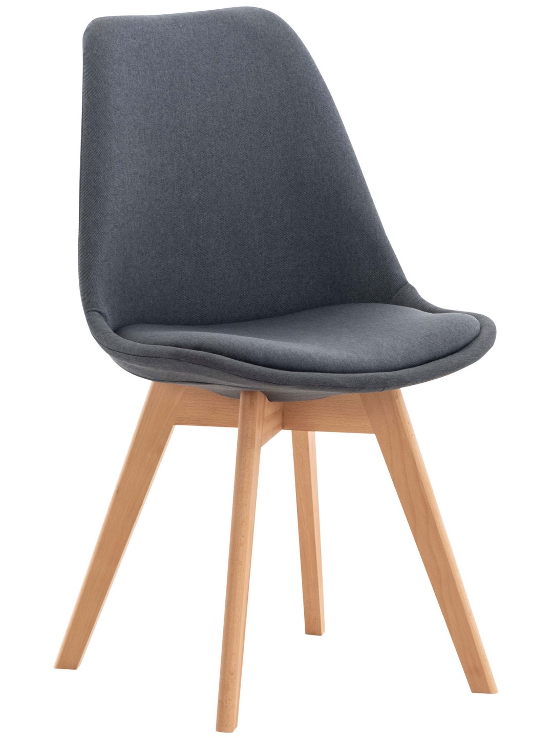 Scaun Linares stofa, gri închis