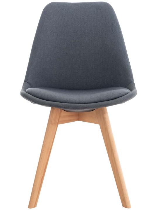 Scaun Linares stofa, gri închis