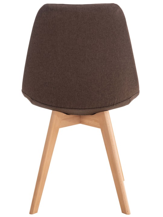 Scaun Linares stofa, maro