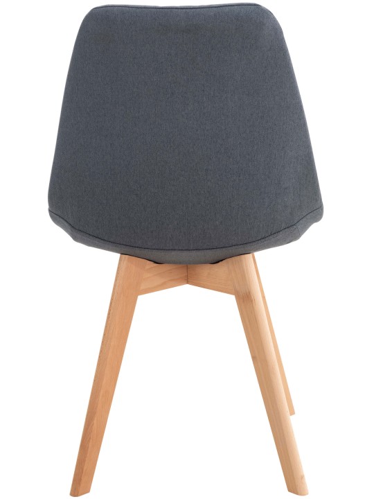 Scaun Linares stofa, gri închis