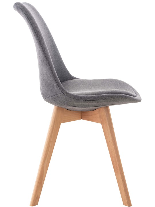 Scaun Linares stofa, gri