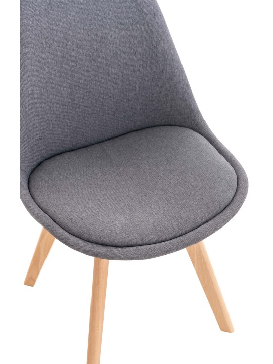 Scaun Linares stofa, gri