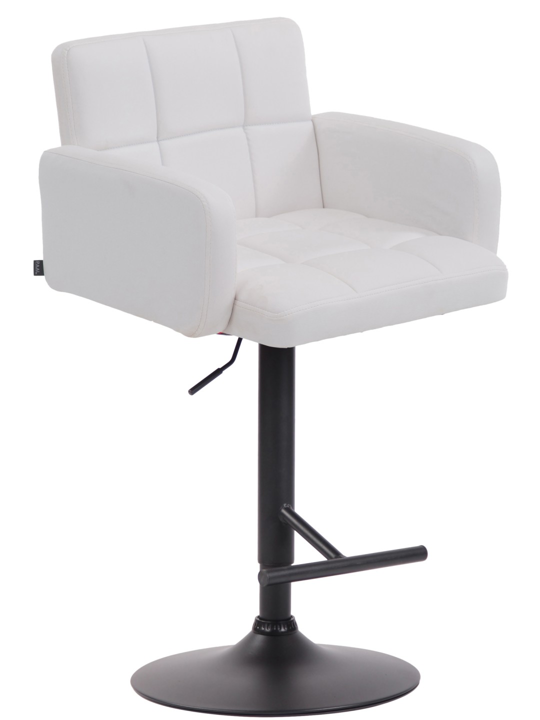 Scaun de bar Los Angeles, alb