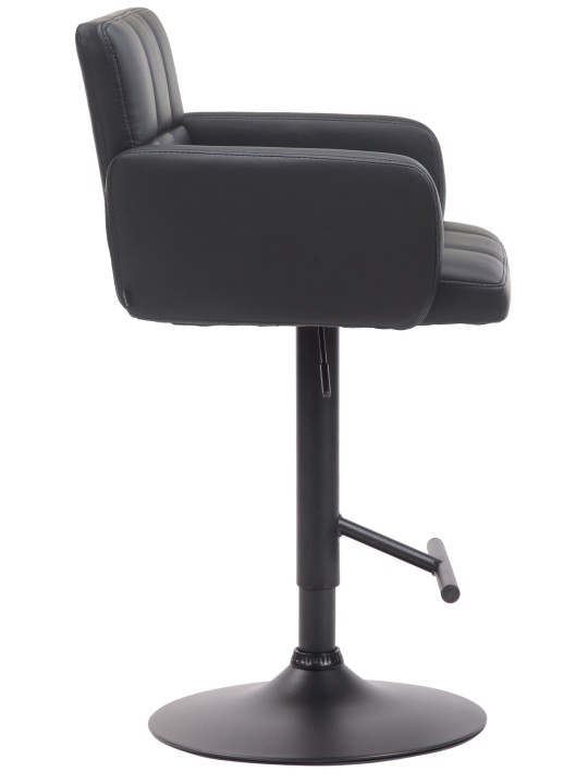 Scaun de bar Los Angeles, negru