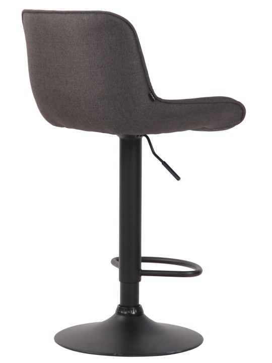Scaun de bar tesatura Lentini, gri închis Scaun de bar tesatura Lentini, gri închis