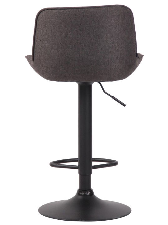 Scaun de bar tesatura Lentini, gri închis Scaun de bar tesatura Lentini, gri închis