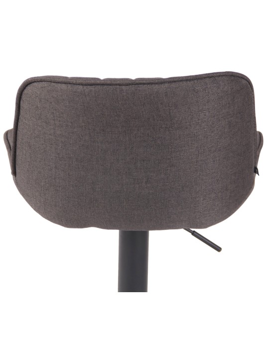 Scaun de bar tesatura Lentini, gri închis Scaun de bar tesatura Lentini, gri închis