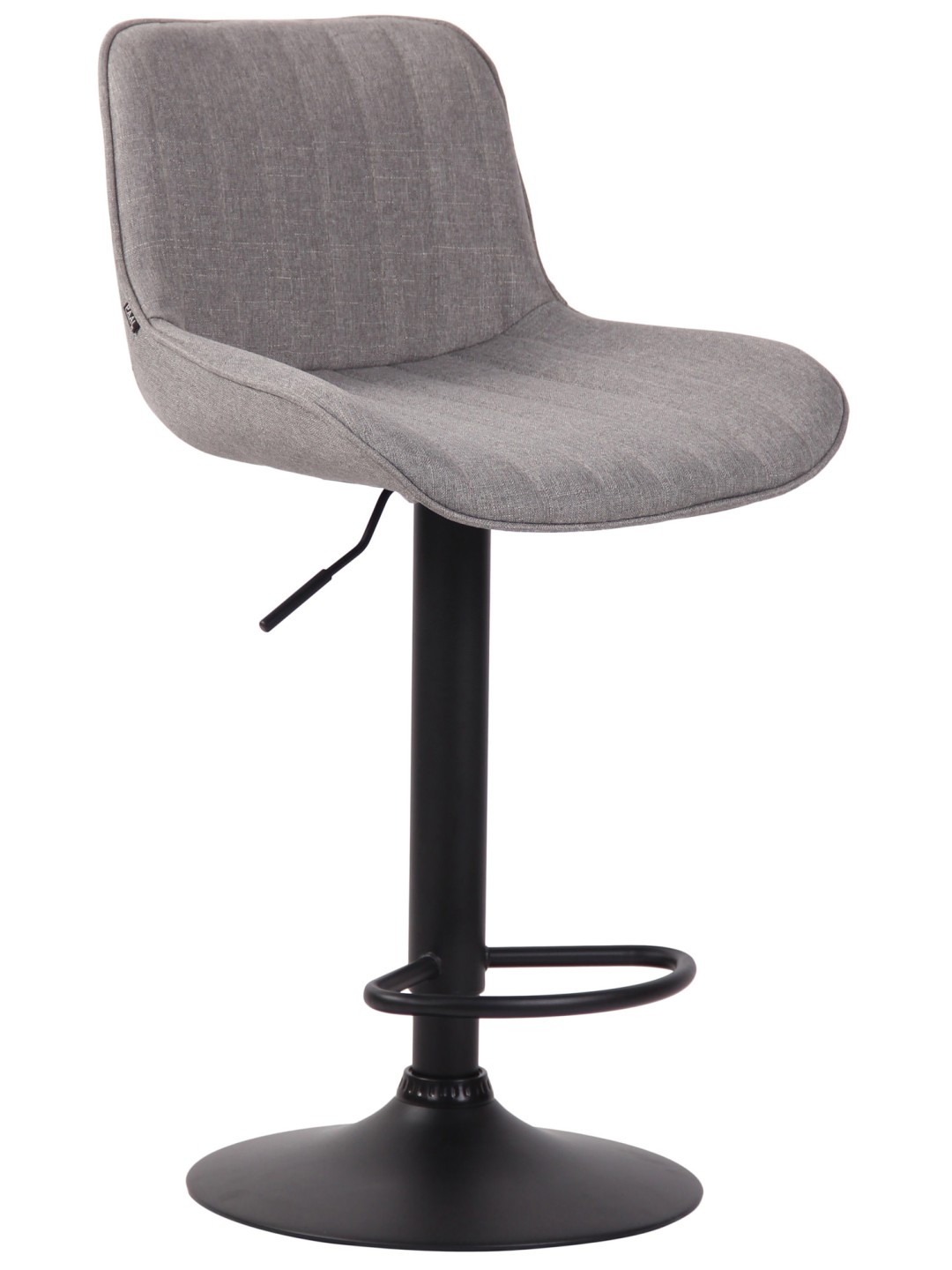 Scaun de bar tesatura Lentini, gri