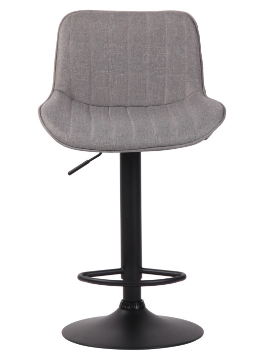 Scaun de bar tesatura Lentini, gri