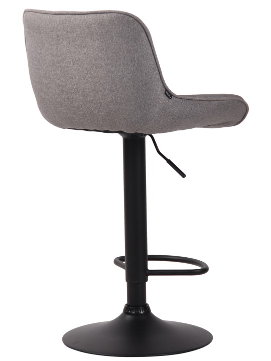 Scaun de bar tesatura Lentini, gri