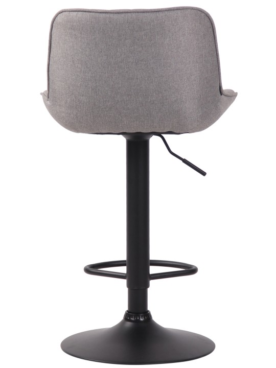Scaun de bar tesatura Lentini, gri