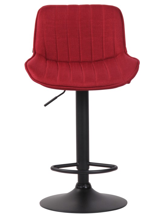 Scaun de bar tesatura Lentini, roșu