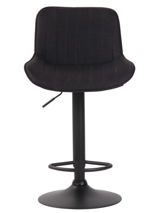Scaun de bar tesatura Lentini, negru