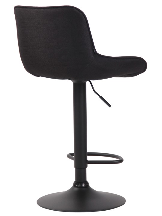 Scaun de bar tesatura Lentini, negru