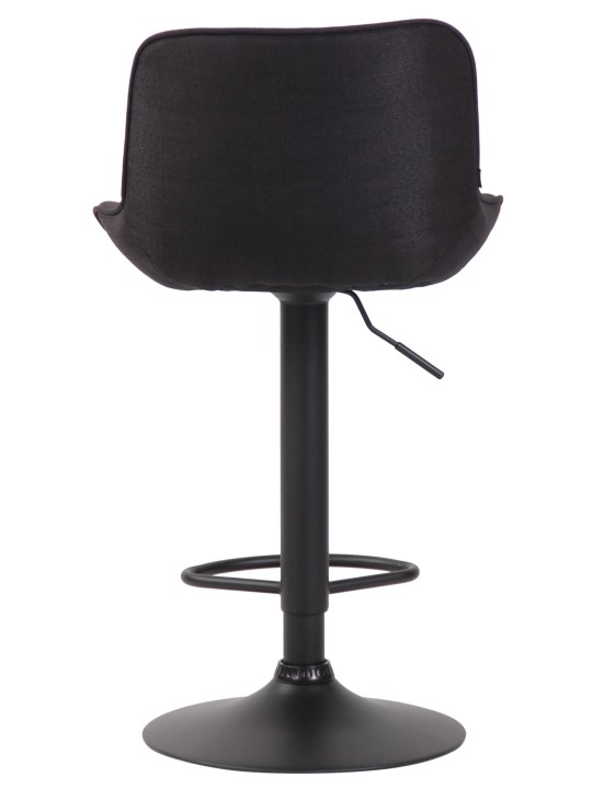 Scaun de bar tesatura Lentini, negru