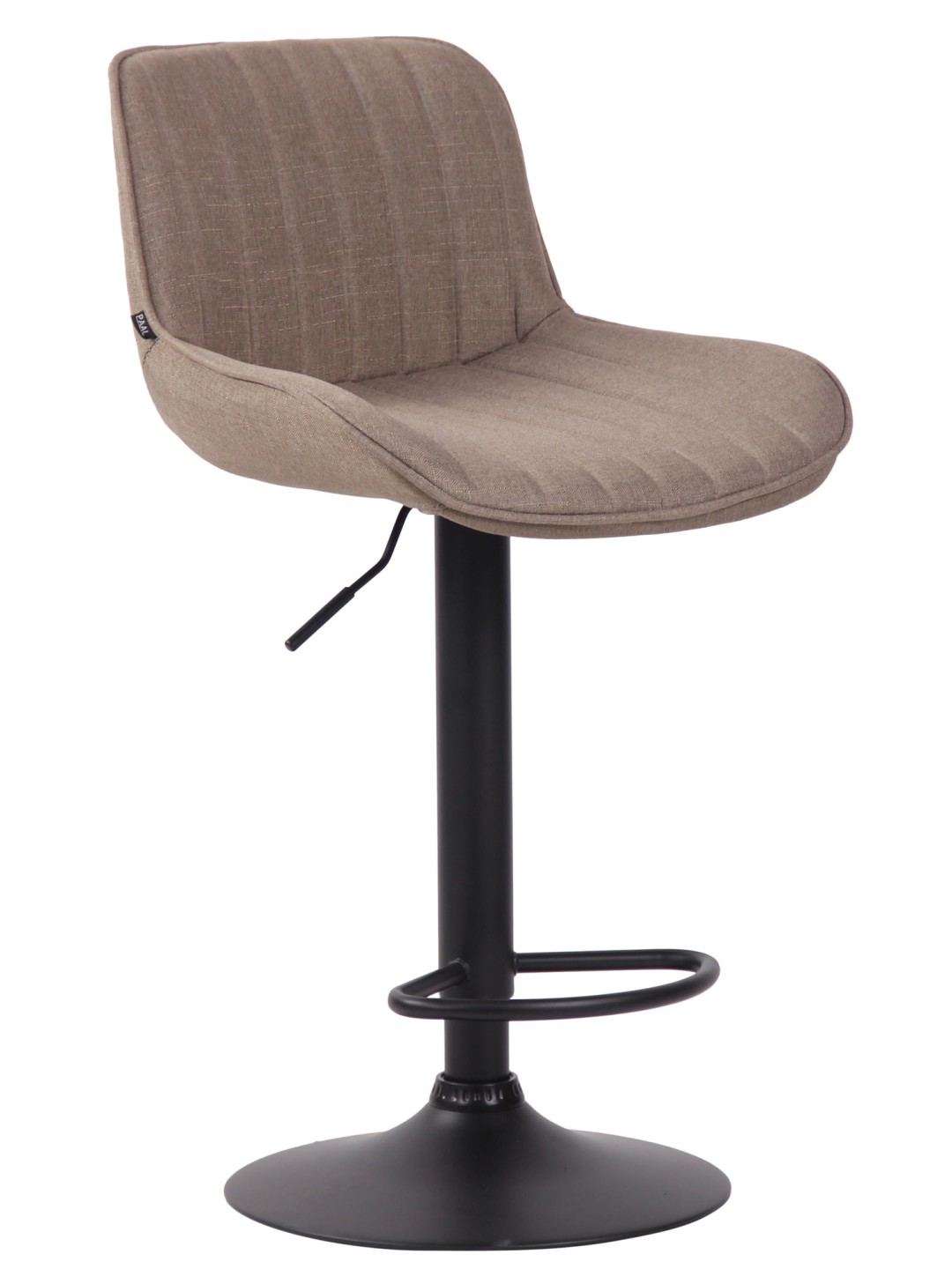 Scaun de bar tesatura Lentini, taupe