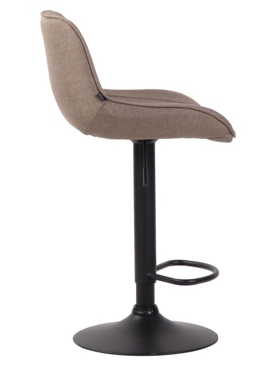 Scaun de bar tesatura Lentini, taupe