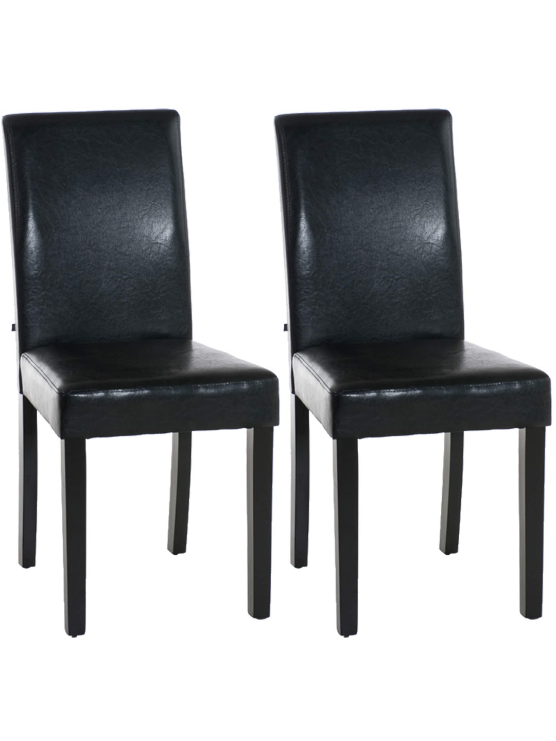 Set 2 scaune de sufragerie Ina, negru