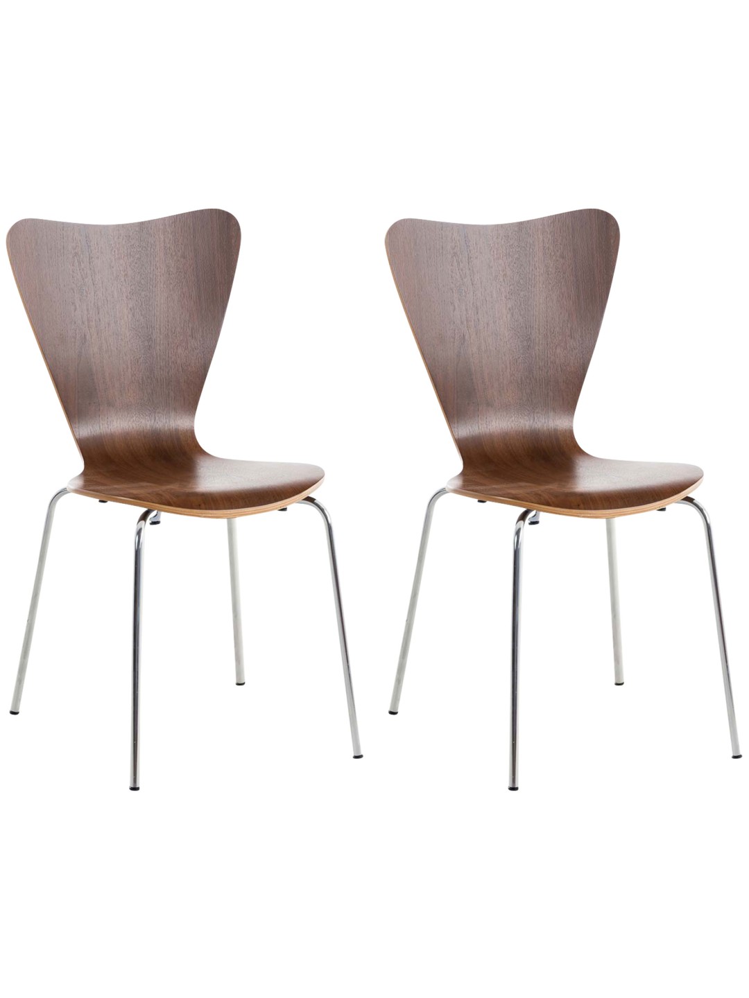 Set 2 scaune vizitator Calisto, nuc