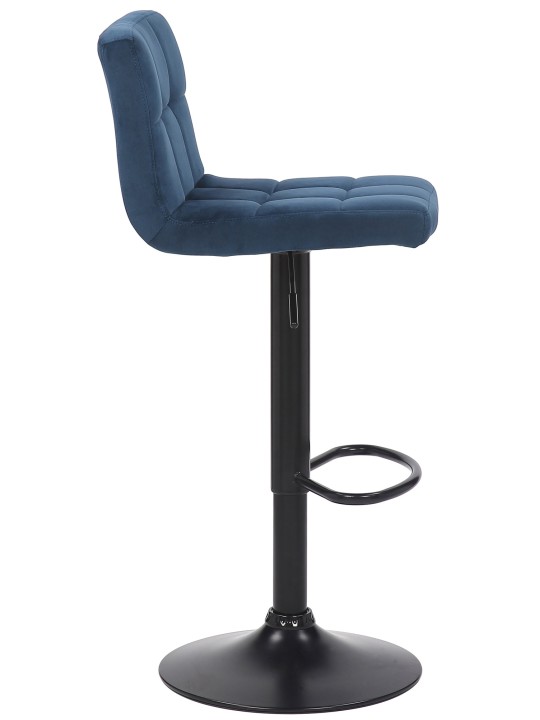 Set 2 taburete de bar Feni catifea, albastru Set 2 taburete de bar Feni catifea, albastru
