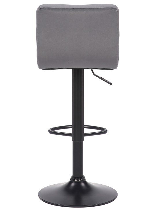 Set 2 taburete de bar Feni catifea, gri