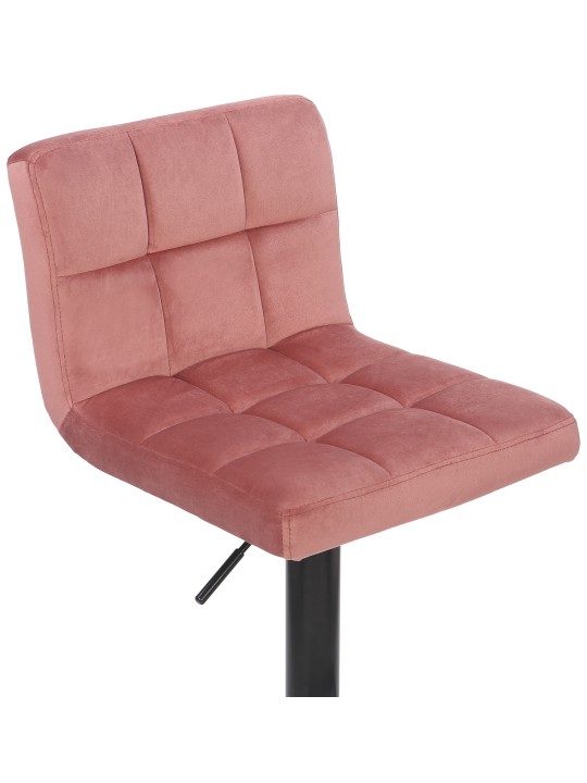 Set 2 taburete de bar Feni catifea, roz