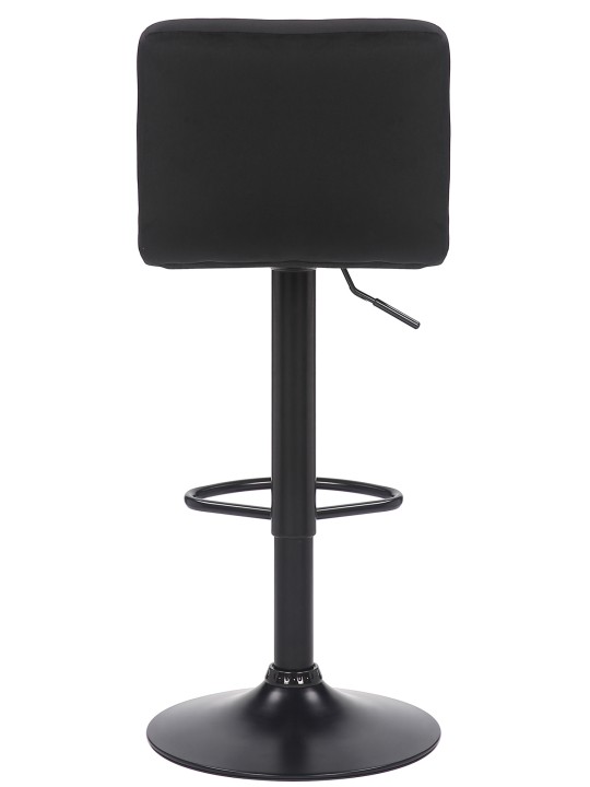 Set 2 taburete de bar Feni catifea, negru
