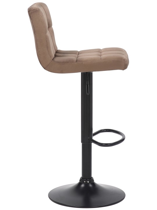 Set 2 taburete de bar Feni catifea, maro Set 2 taburete de bar Feni catifea, maro