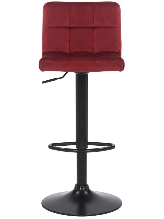 Set 2 taburete de bar Feni catifea, roșu Set 2 taburete de bar Feni catifea, roșu