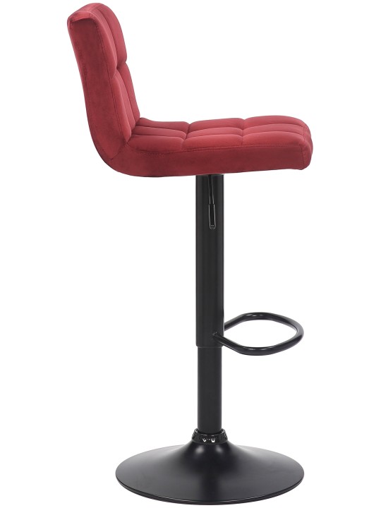 Set 2 taburete de bar Feni catifea, roșu Set 2 taburete de bar Feni catifea, roșu