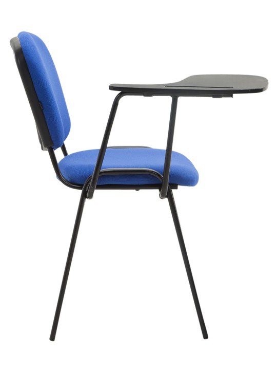 Set de 4 scaune Ken cu material de masă pliabil, albastru