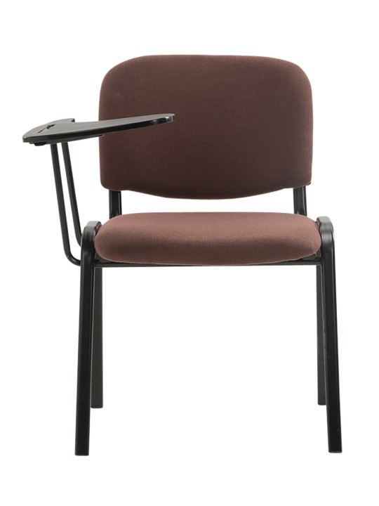 Set de 4 scaune Ken cu material de masă pliabil, maro