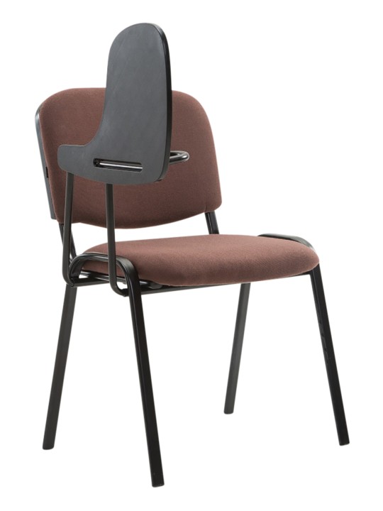 Set de 4 scaune Ken cu material de masă pliabil, maro